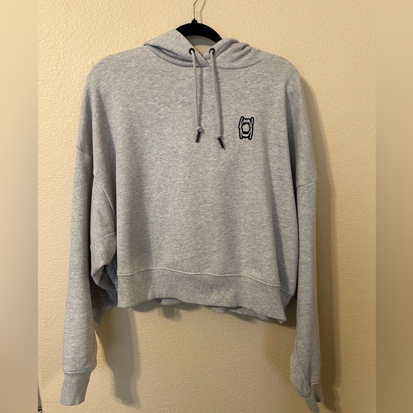 Puma Light Gray Women's Hoodie - Picture 1 of 6
